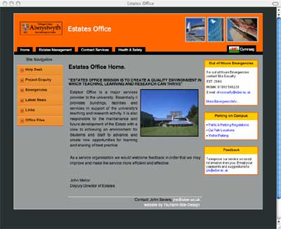UWA Estates Office Screen Grab
