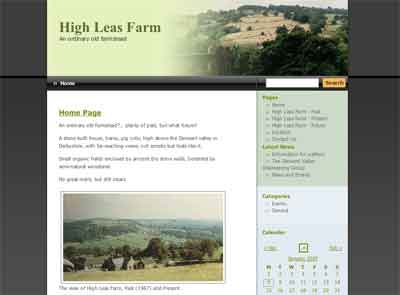 High Leas Farm website