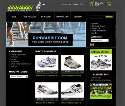 Online Running Shop