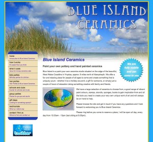 Blue ISland Ceramics Website Design